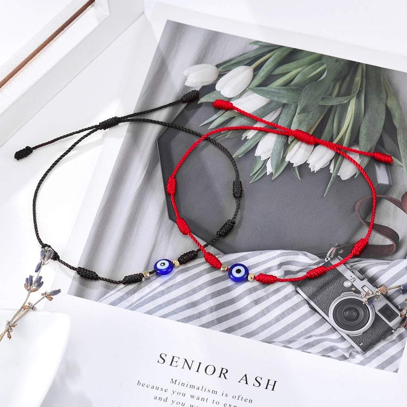Tarsus Nazar Amulet Mal De Ojo Bracelet Blue Bad Eye Protection for Women Men Evil Eye Bracelets - Image 3